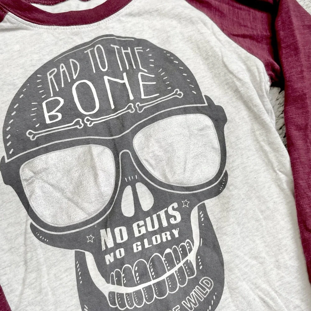 Carter’s Rad to the Bone Skull Ringer Tee